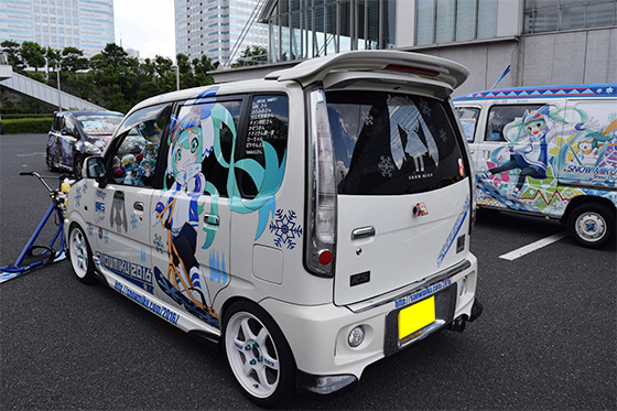 画像：レーシングミク痛車