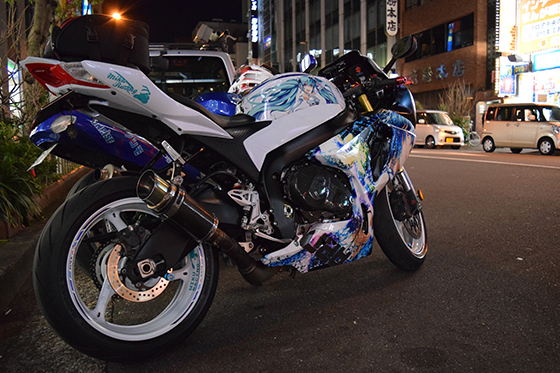 画像：初音ミク痛単車