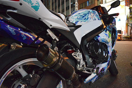 画像：初音ミク痛単車