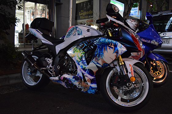 画像：初音ミク痛単車