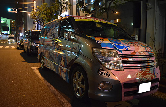 画像：レーシングミク痛車