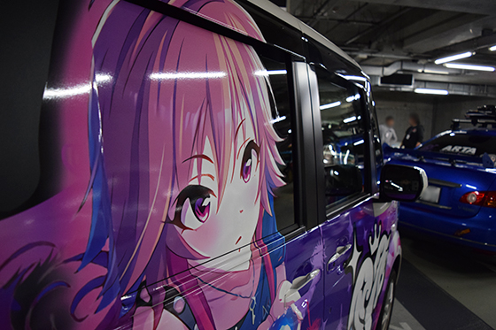 画像：二宮飛鳥痛車