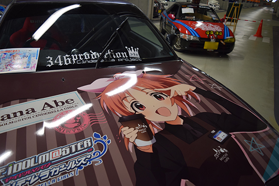 画像:安部奈々痛車