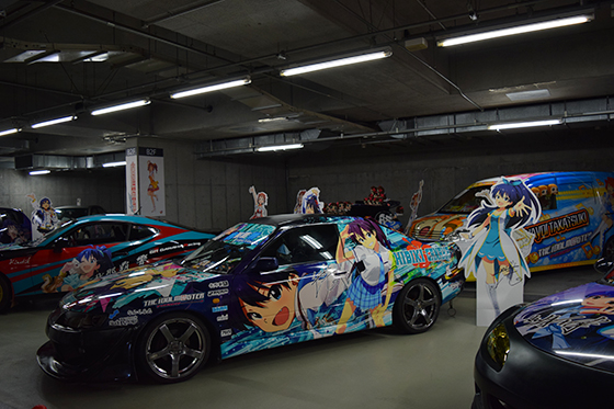 画像：我那覇響痛車