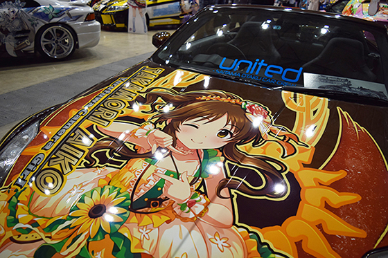 画像：高森藍子痛車