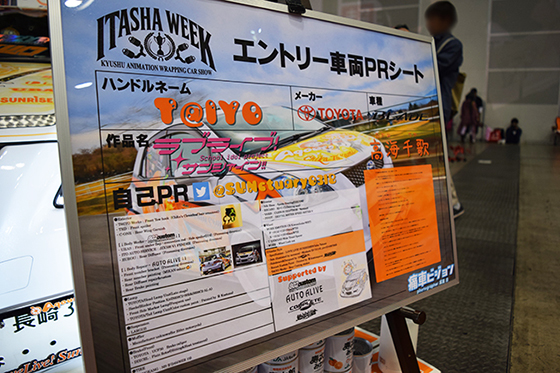 画像:高海千歌痛車