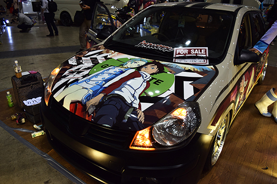 画像：エウレカセブン痛車